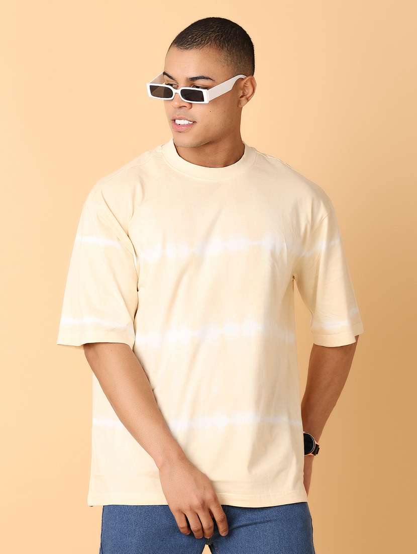 men printed oversized short sleeves t-shirt - 21371988 -  Standard Image - 1