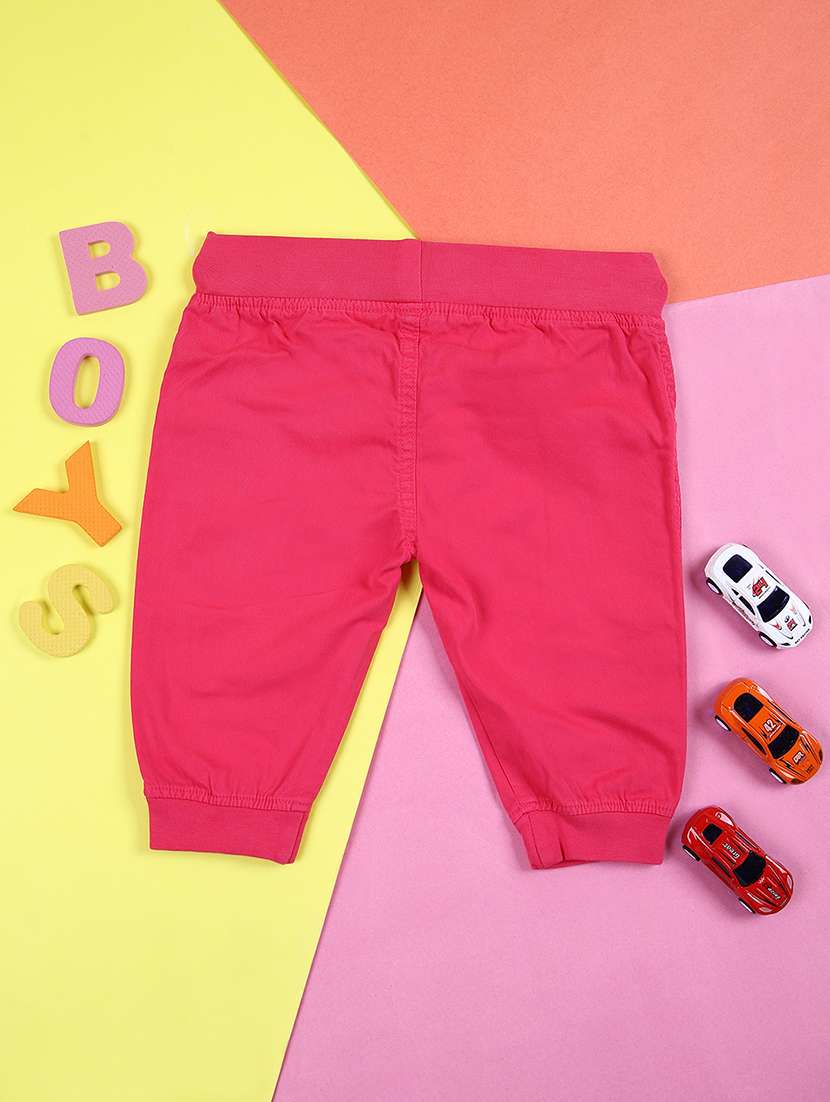 girls pink patched jogger - 21372016 -  Standard Image - 1