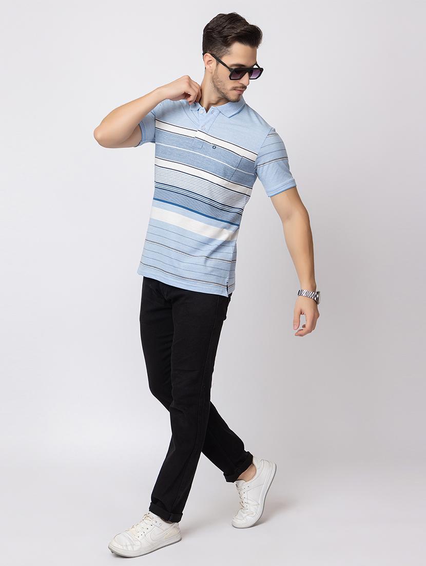men short sleeves polo neck t-shirt - 21372315 - Standard Image - 4