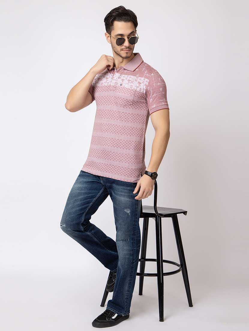 men short sleeves polo neck t-shirt - 21372317 - Standard Image - 4