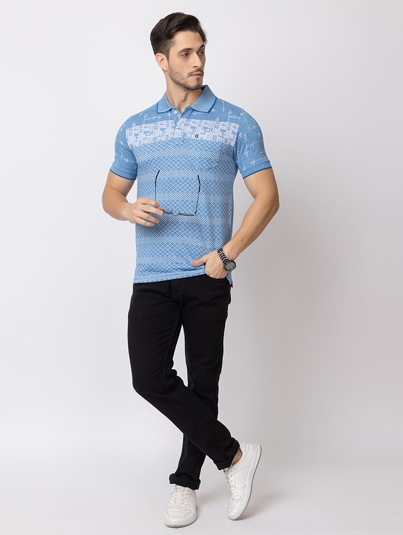 men short sleeves polo neck t-shirt - 21372318 - Standard Image - 4