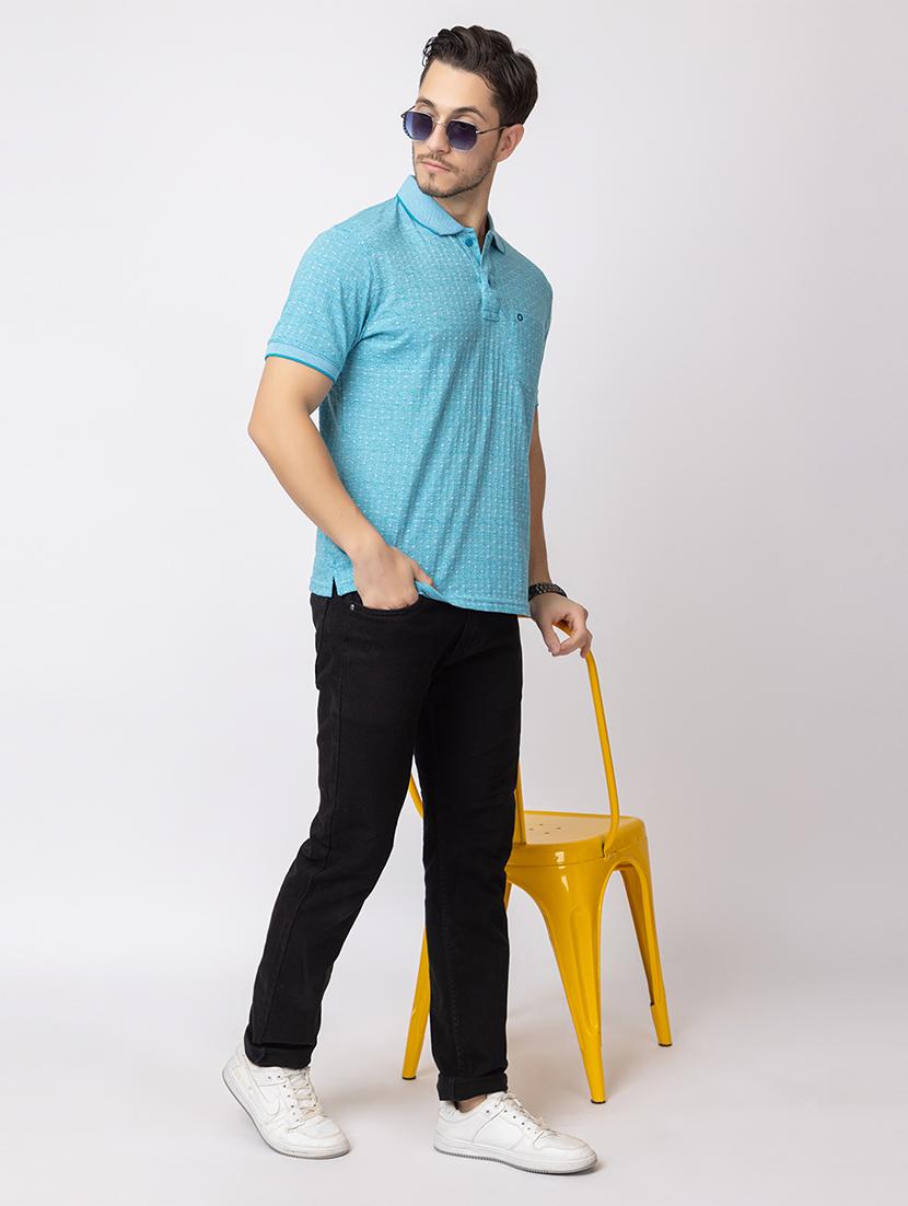 men short sleeves polo neck t-shirt - 21372319 - Standard Image - 4