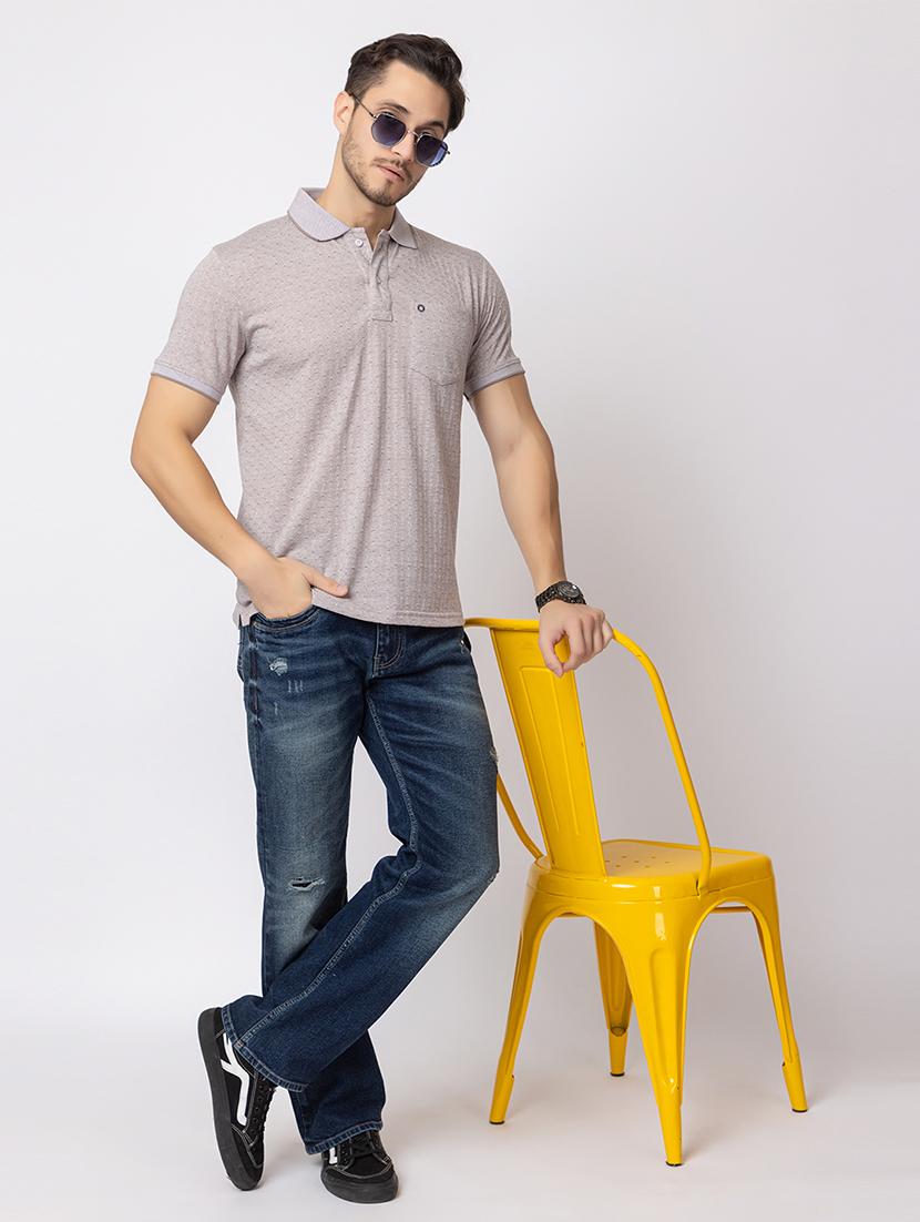 men short sleeves polo neck t-shirt - 21372320 - Standard Image - 4