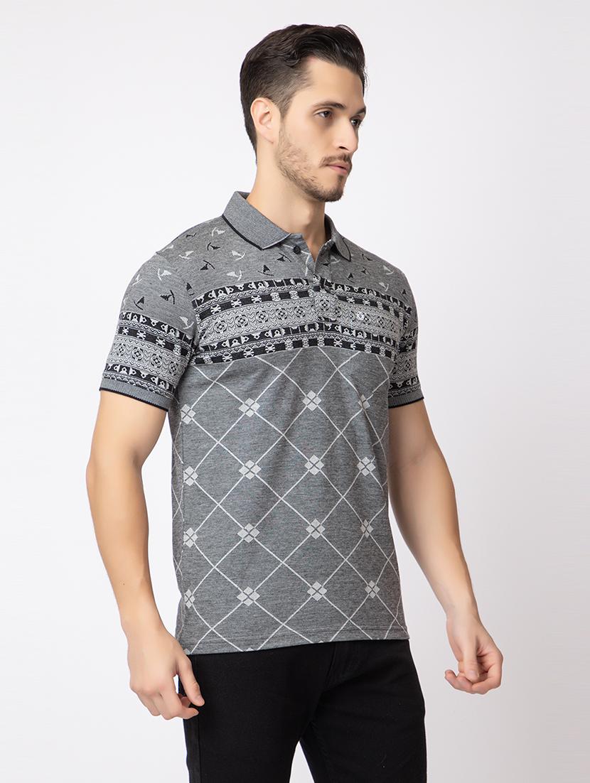 men short sleeves polo neck t-shirt - 21372321 - Standard Image - 1