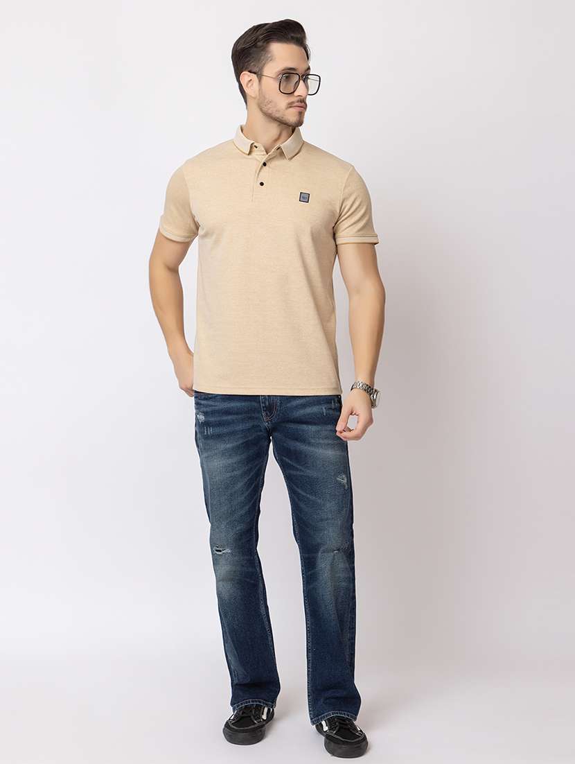 men short sleeve logo print t-shirt - 21372332 - Standard Image - 4