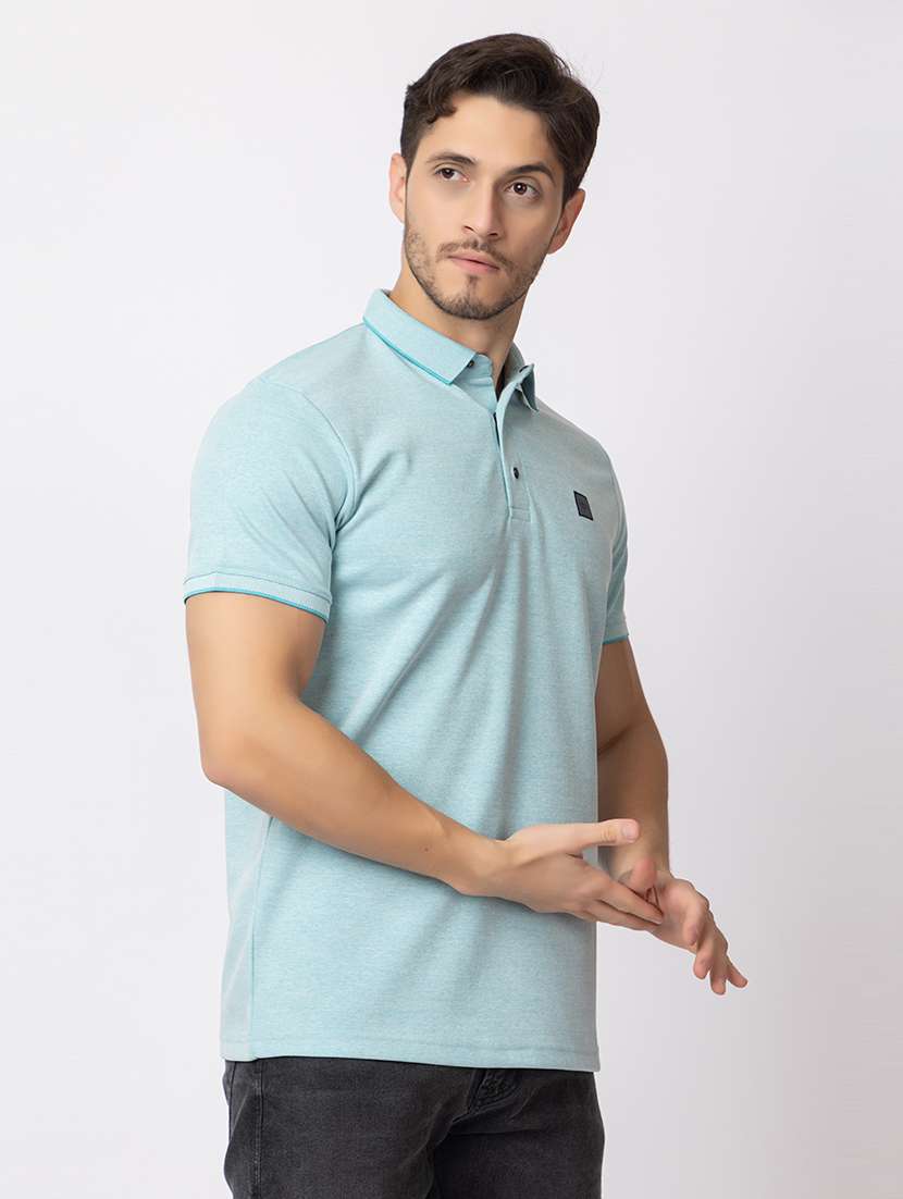 men short sleeves polo neck t-shirt - 21372334 -  Standard Image - 1