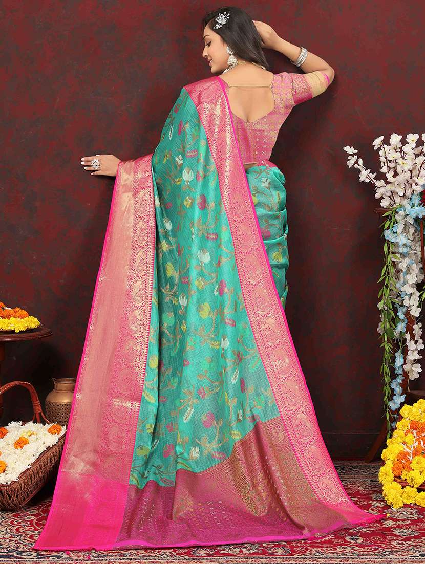 women self design bordered saree - 21372431 -  Standard Image - 1