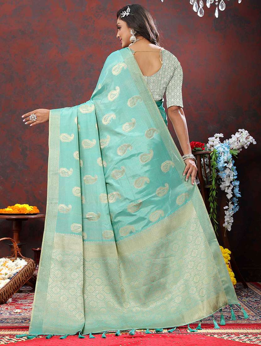 women self design banarasi saree with blouse - 21372451 -  Standard Image - 1
