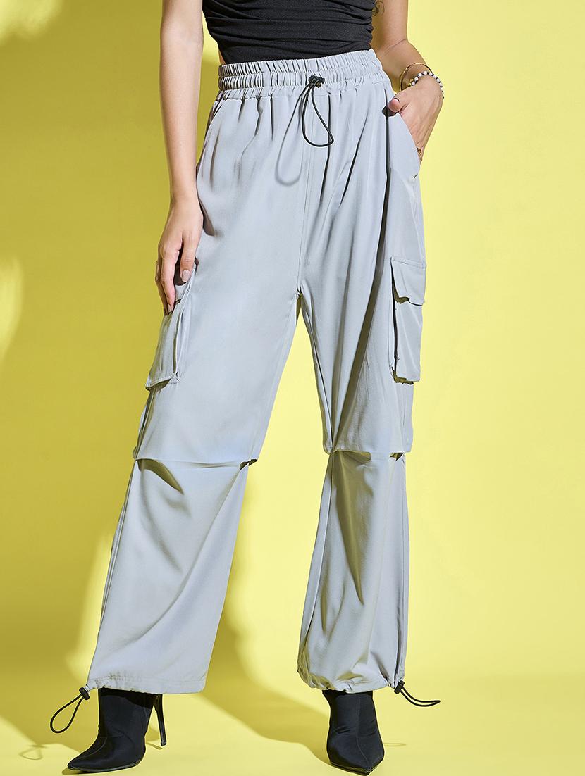 grey polyester trousers - 21374126 -  Zoom Image - 0