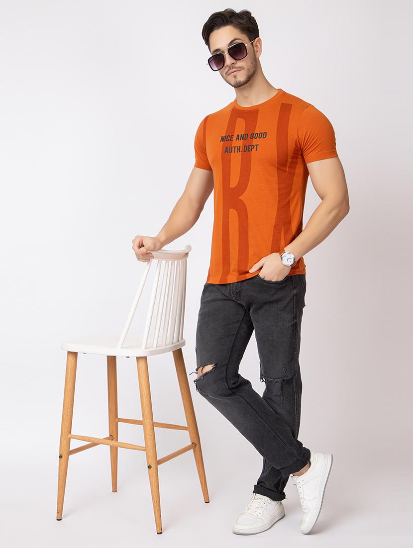 men short sleeve front printed t-shirt - 21374162 - Standard Image - 4