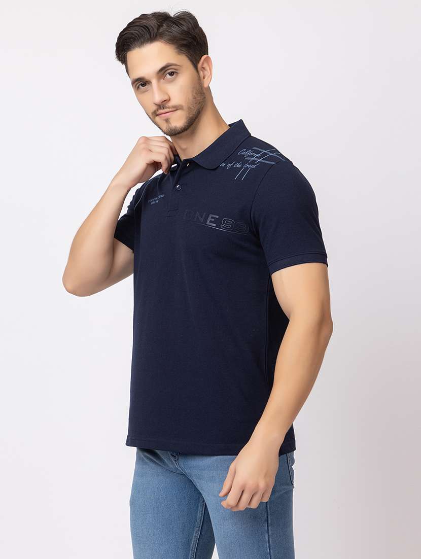 men short sleeve chest printed t-shirt - 21374168 - Standard Image - 1