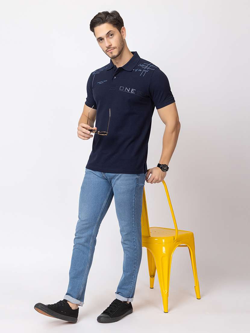 men short sleeve chest printed t-shirt - 21374168 - Standard Image - 4