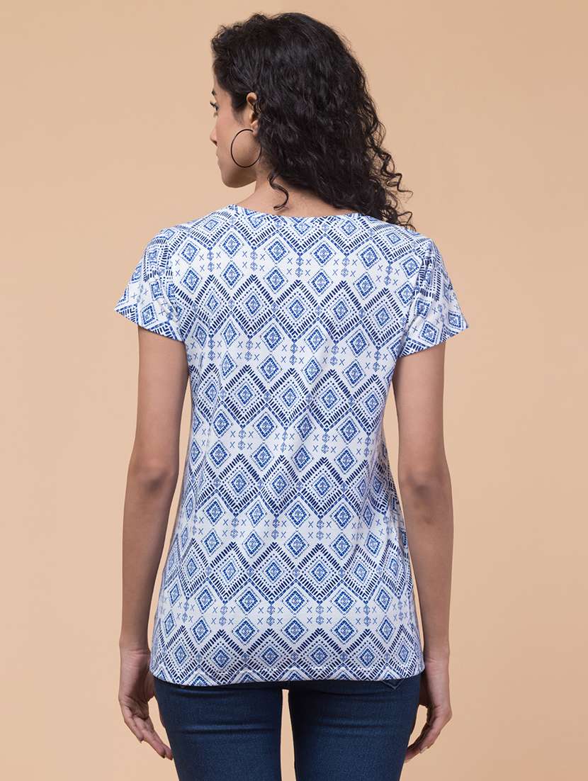 women printed multi colored combo t-shirt - 21374433 -  Standard Image - 4