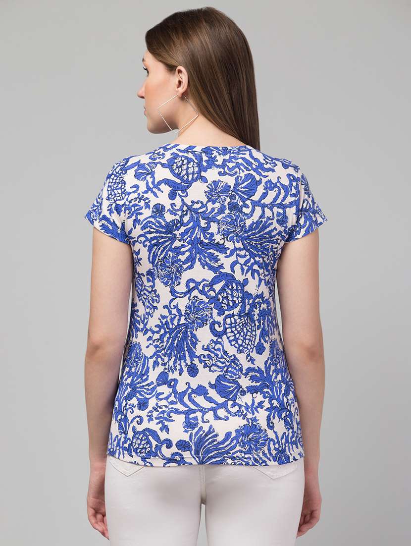 women printed multi colored combo t-shirt - 21374438 - Standard Image - 4