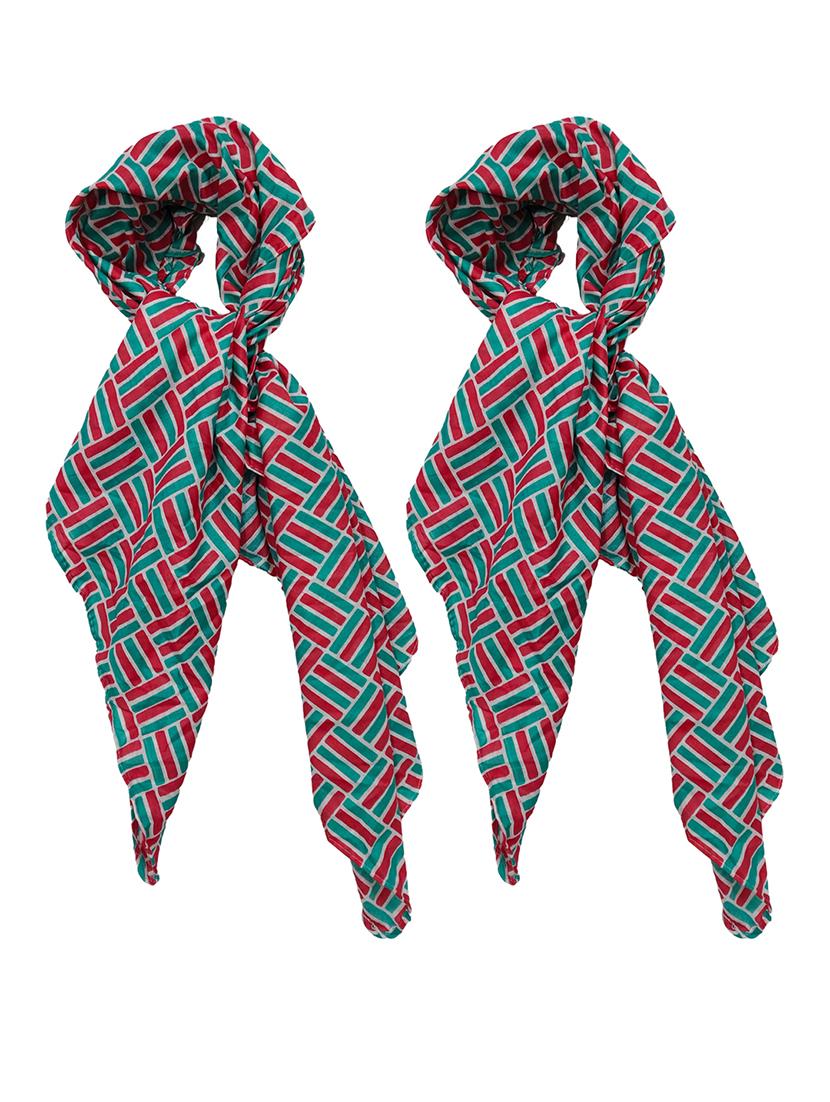 women pack of 2 printed scarves  - 21374502 -  Zoom Image - 0