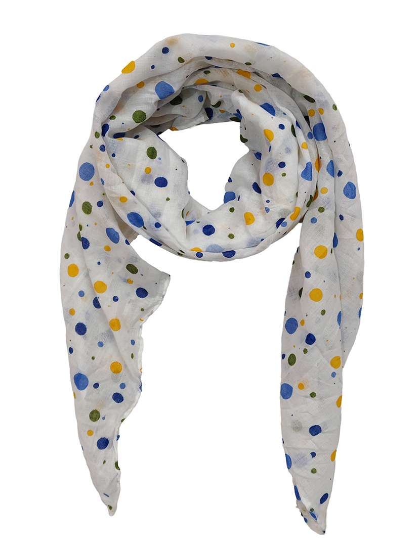 women printed cotton scarf - 21374507 -  Standard Image - 1