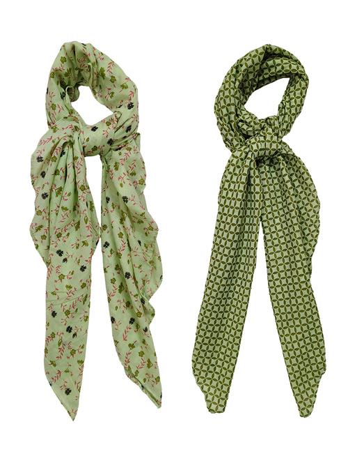 women pack of 2 printed scarves - 21374511 - Standard Image - 0
