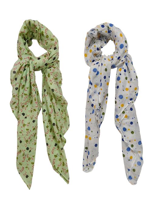 women pack of 2 printed scarves  - 21374513 -  Standard Image - 0