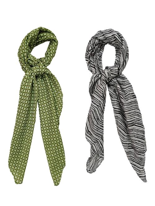women pack of 2 printed scarves  - 21374519 -  Standard Image - 0