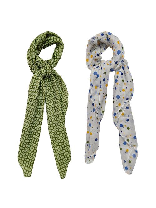 women pack of 2 printed scarves  - 21374520 -  Standard Image - 0