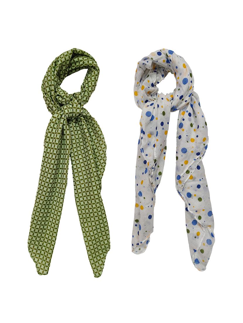 women pack of 2 printed scarves  - 21374520 -  Zoom Image - 0