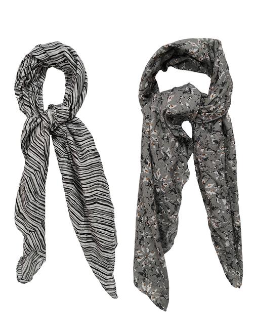 women pack of 2 printed scarves  - 21374526 -  Standard Image - 0