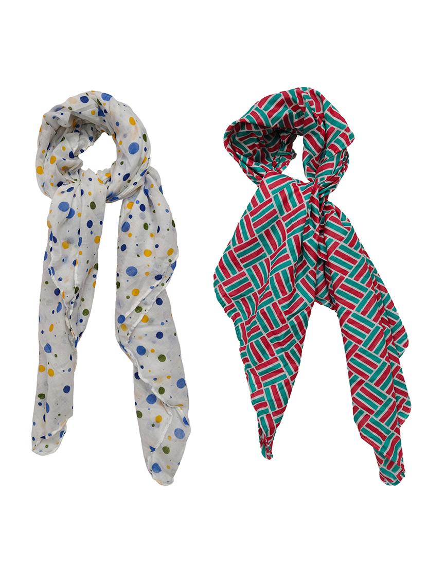 women pack of 2 printed scarves - 21374528 - Zoom Image - 0