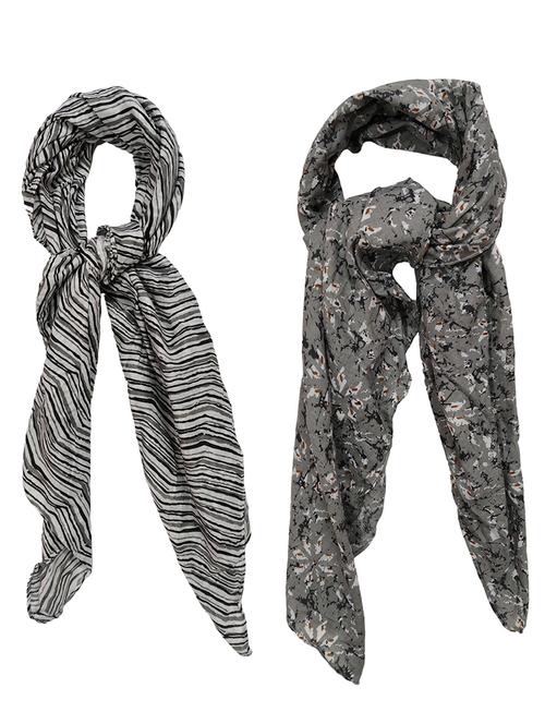 women pack of 2 printed scarves  - 21374532 -  Standard Image - 0
