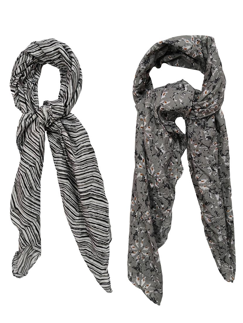 women pack of 2 printed scarves  - 21374532 -  Zoom Image - 0