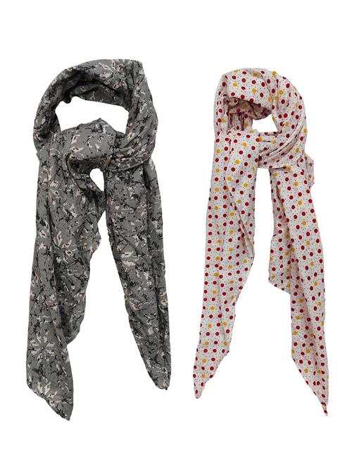 pack of 2 printed scarves - 21374548 -  Standard Image - 0