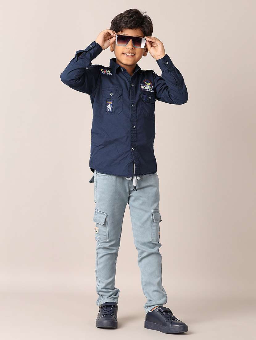 boys printed collared shirt - 21374727 -  Standard Image - 4