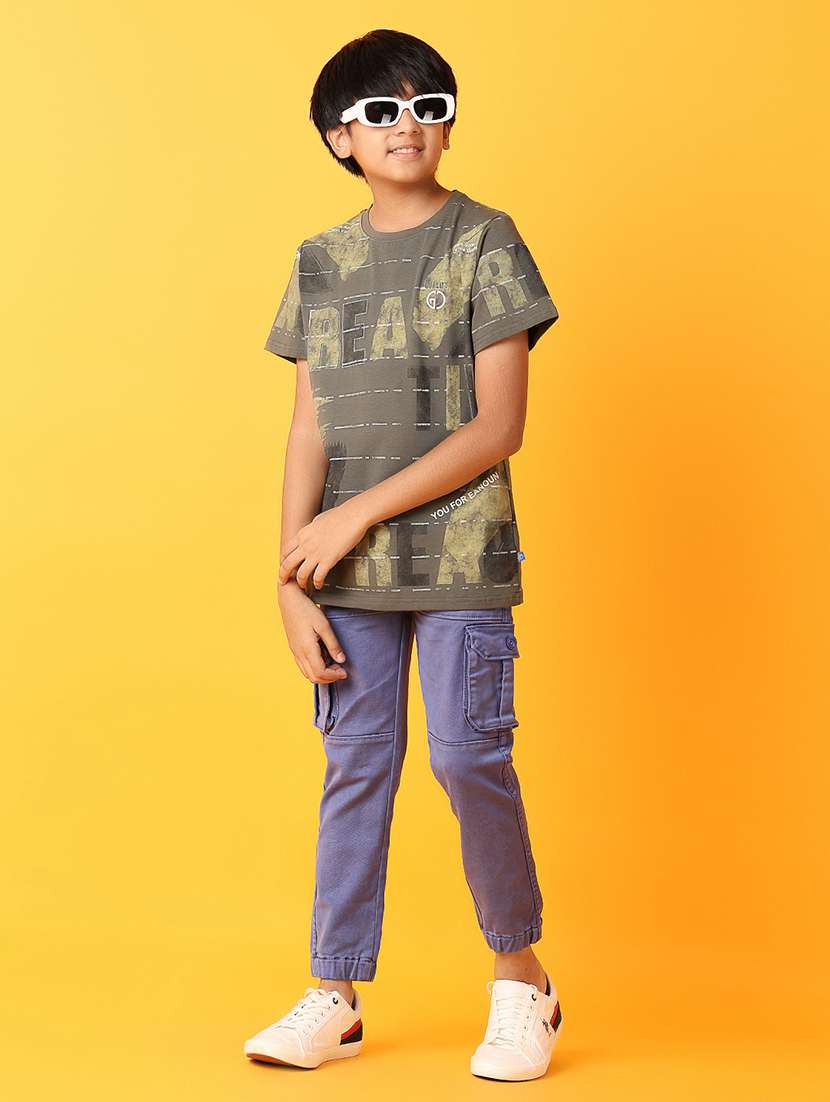 boys round neck graphic t-shirt - 21374731 - Standard Image - 4