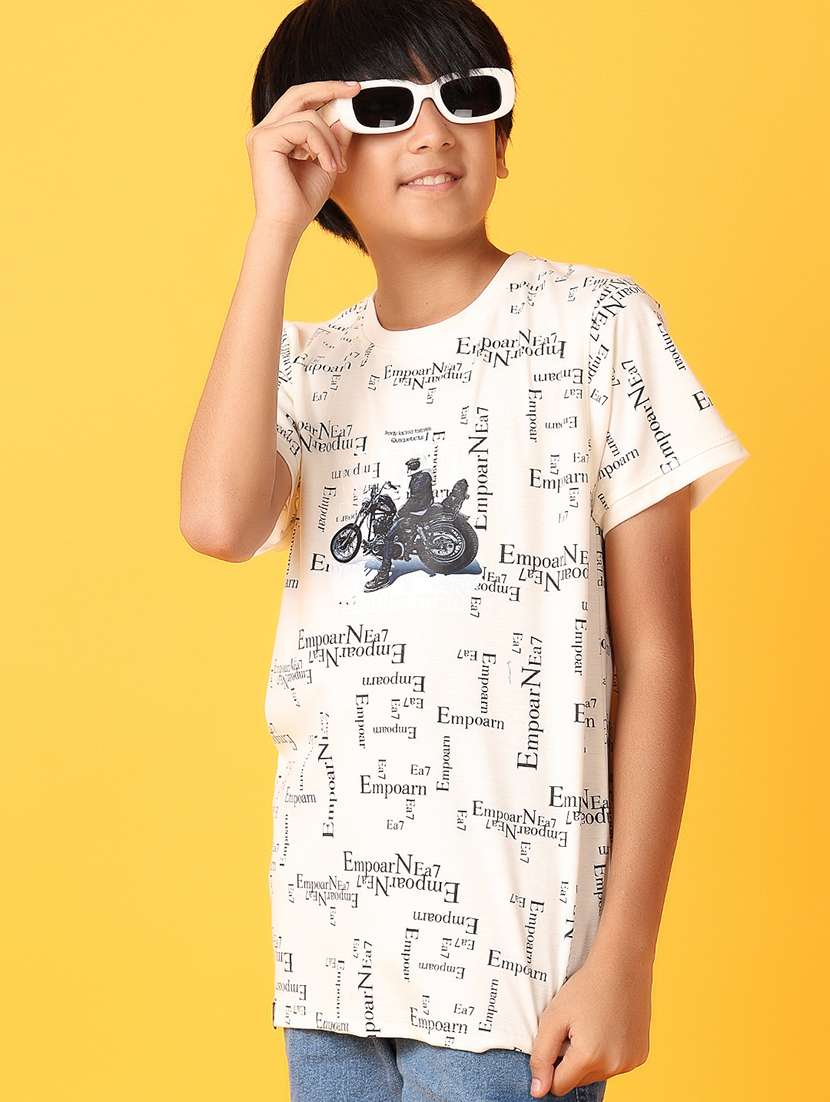 boys printed short sleeves t-shirts - 21374732 -  Standard Image - 1