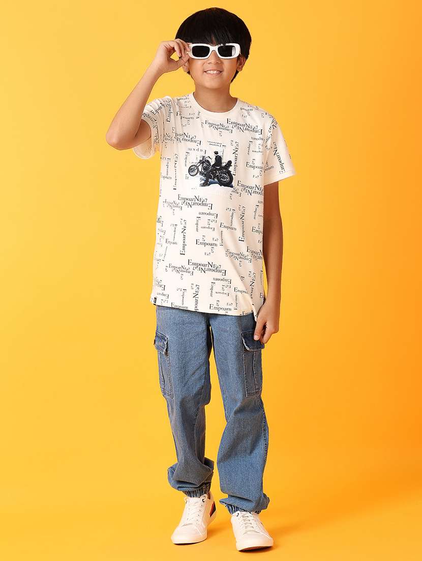 boys printed short sleeves t-shirts - 21374732 -  Standard Image - 4