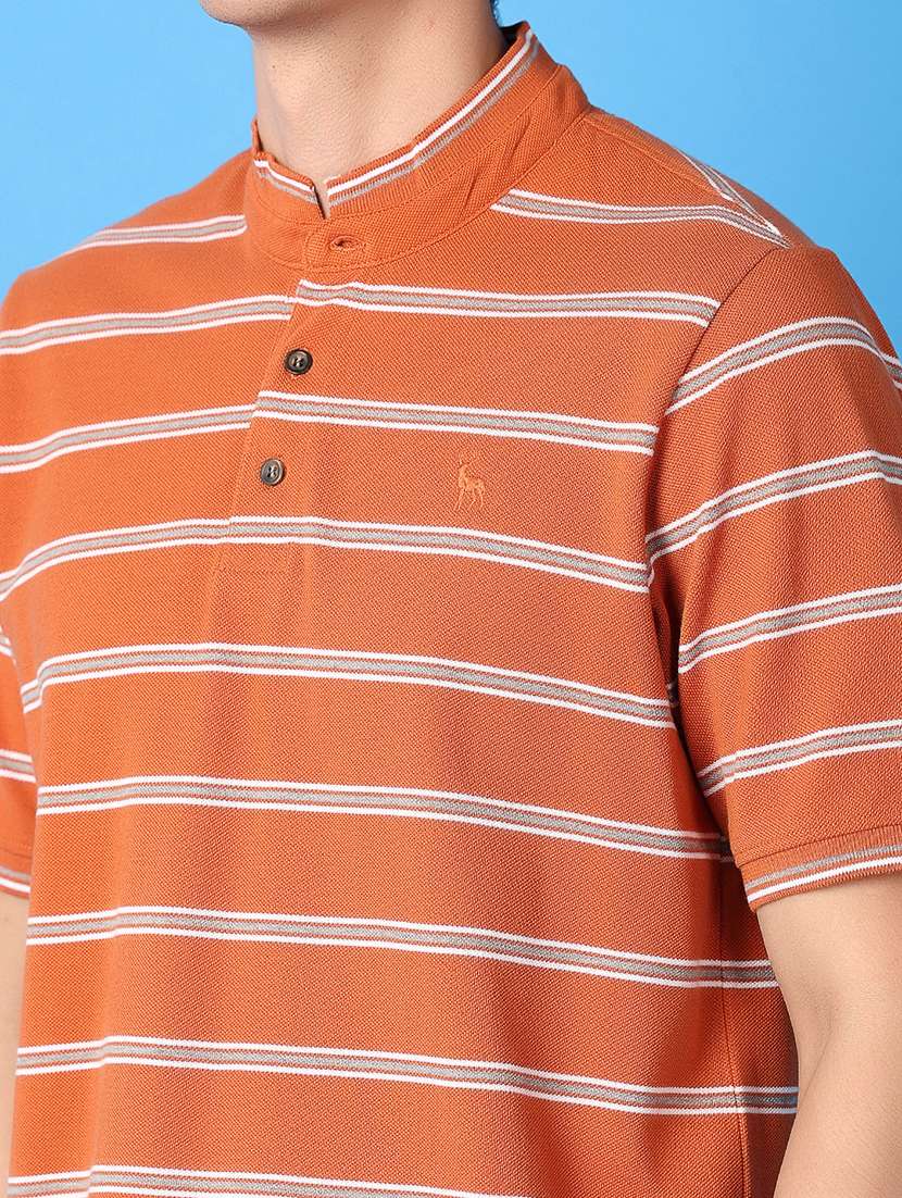 men stripes short sleeves t-shirt - 21374734 -  Standard Image - 4