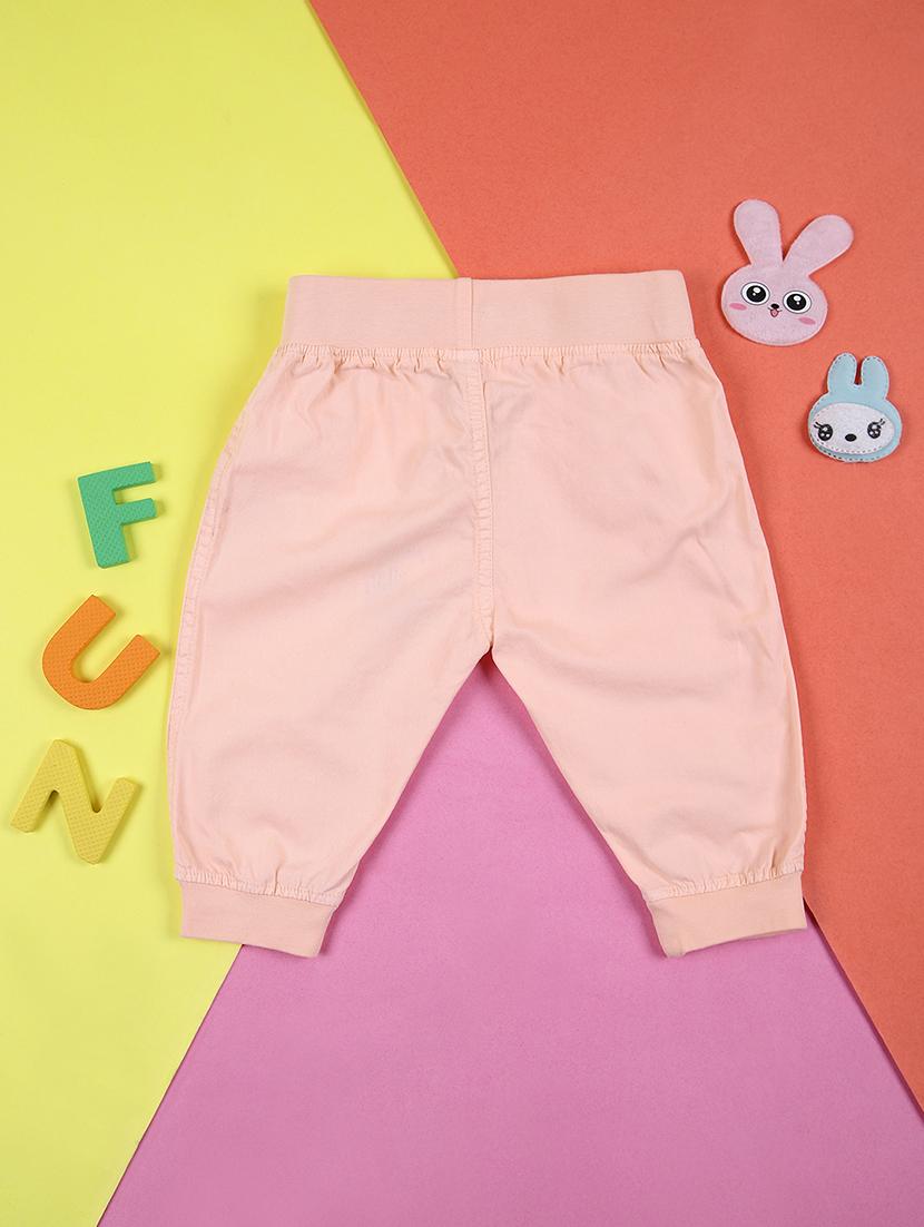 girls pink patched jogger - 21374777 - Standard Image - 1