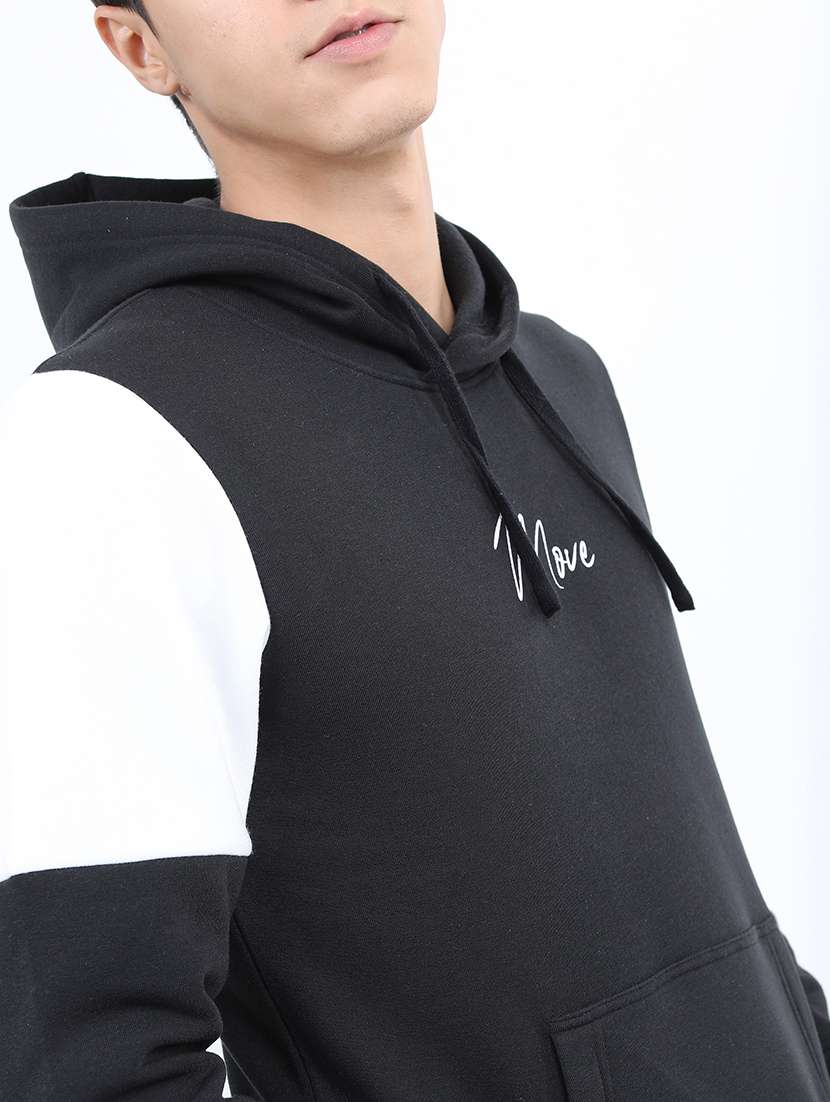 men color block hooded sweatshirt - 21374988 -  Standard Image - 4