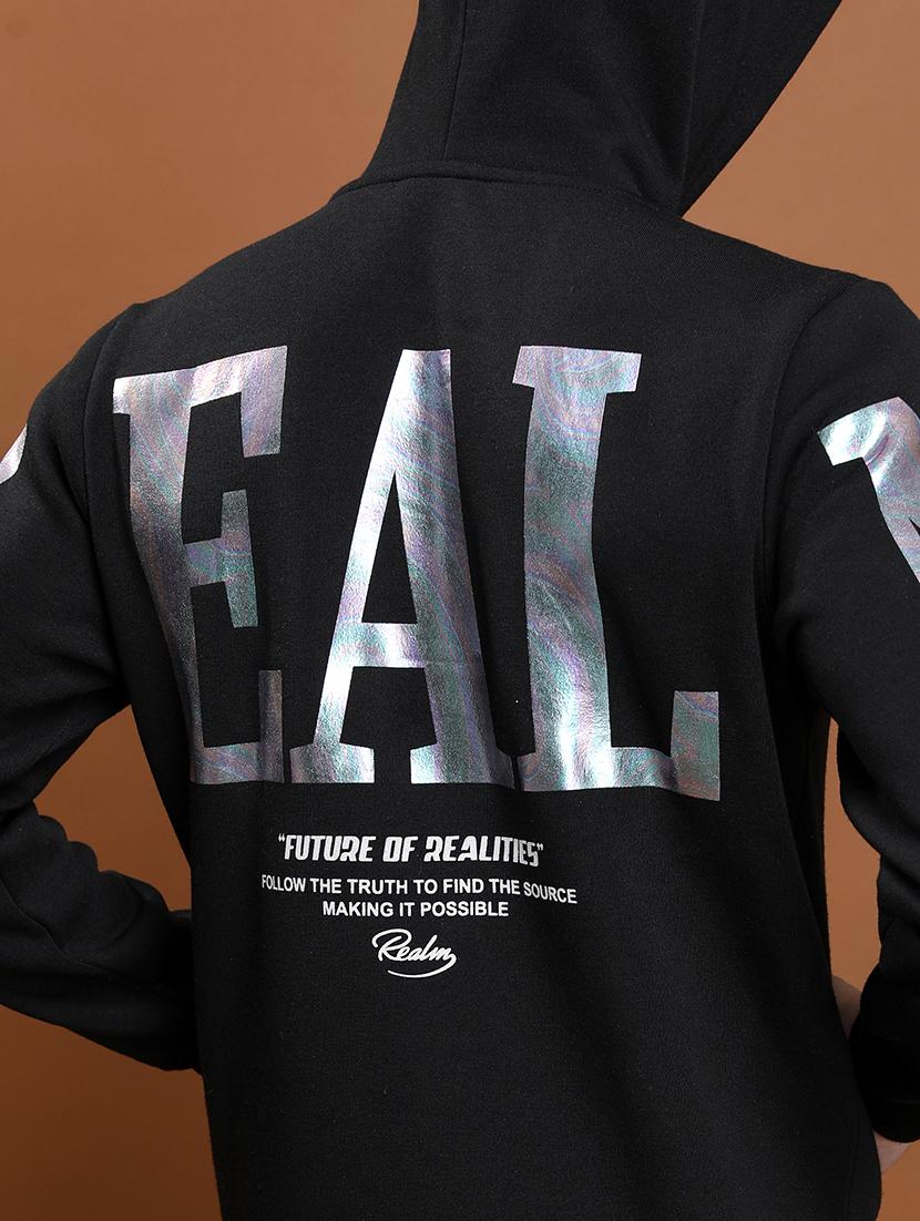 men front & back print hooded sweatshirt - 21374989 - Standard Image - 4