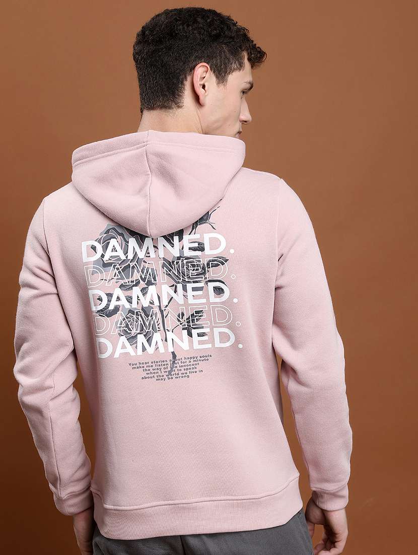 men back print hooded sweatshirt - 21375004 -  Standard Image - 1