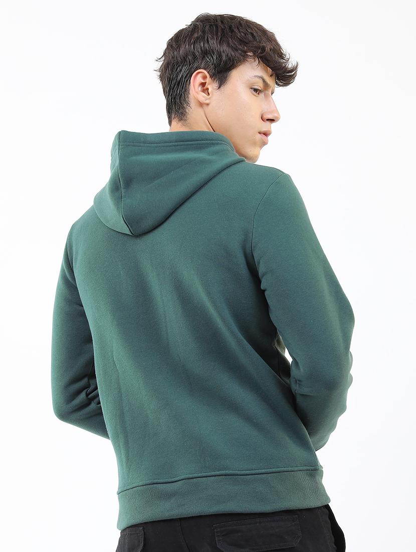 men front print hooded sweatshirt - 21375006 -  Standard Image - 1