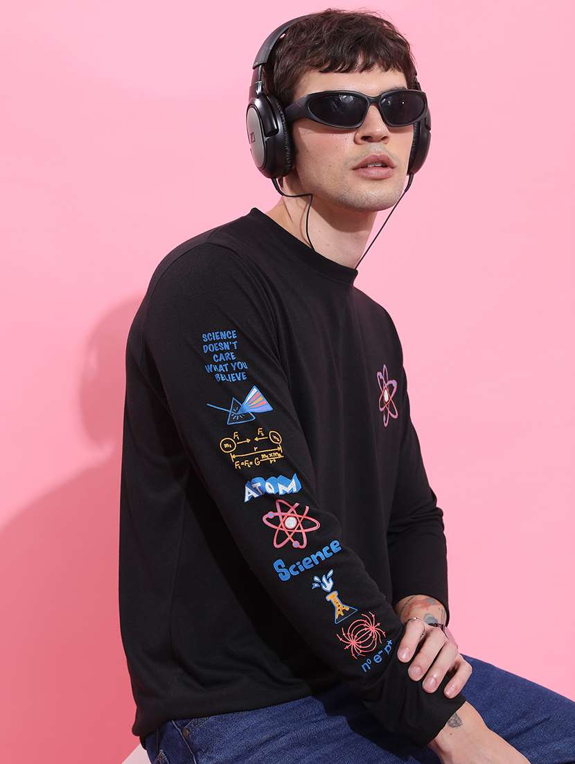 men printed long sleeve t-shirt - 21375156 -  Standard Image - 1