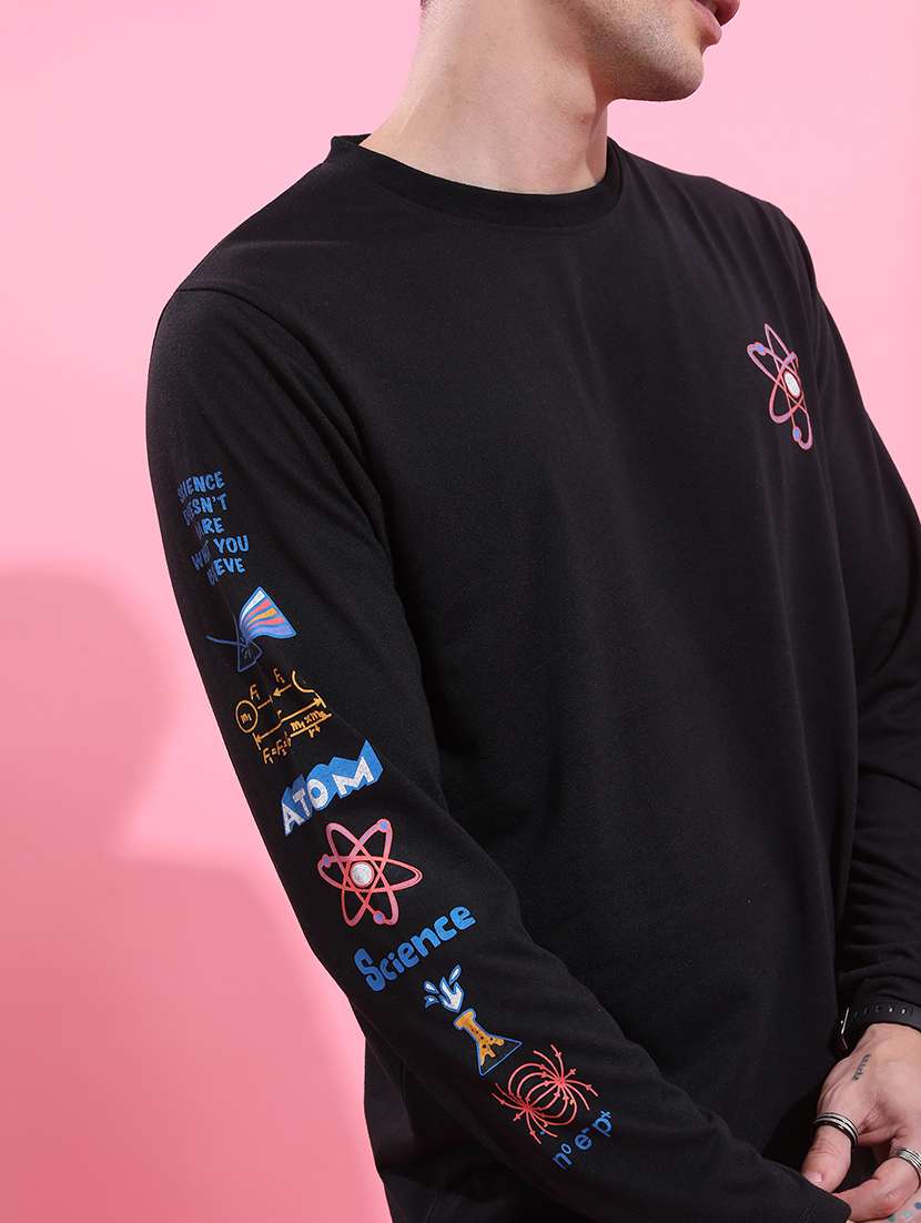 men printed long sleeve t-shirt - 21375156 -  Standard Image - 4