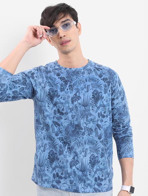 men printed round neck t-shirt - 21375187 - Standard Image - 0