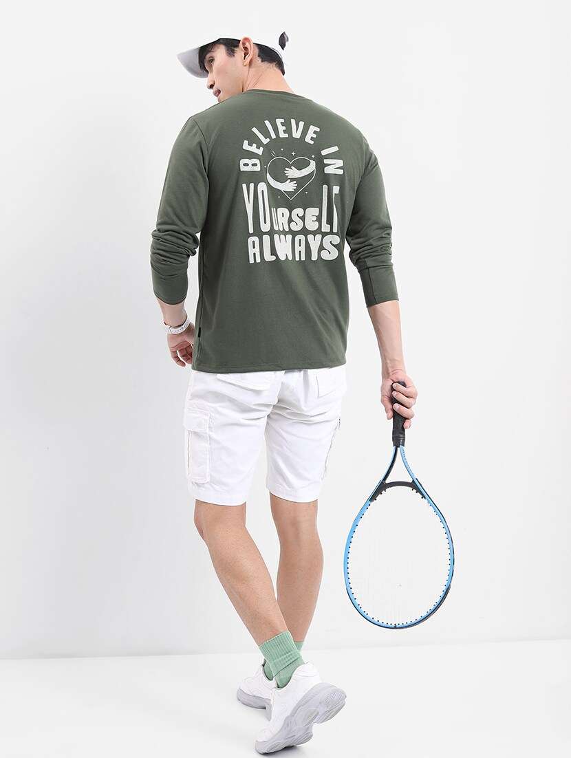 men back print cotton t-shirt - 21375212 -  Standard Image - 4