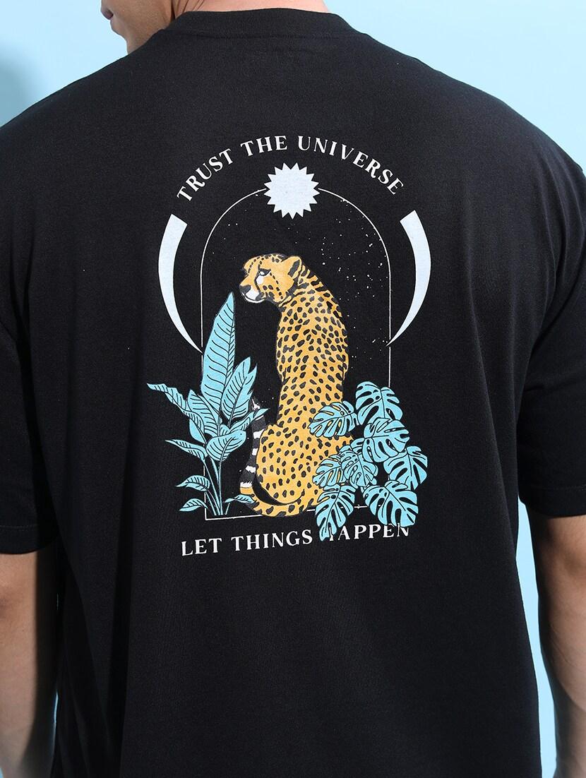 men back print oversized t-shirt - 21375224 - Standard Image - 4