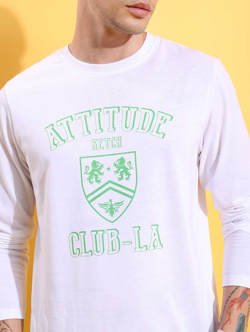 men round neck long sleeve t-shirt - 21375231 -  Standard Image - 4