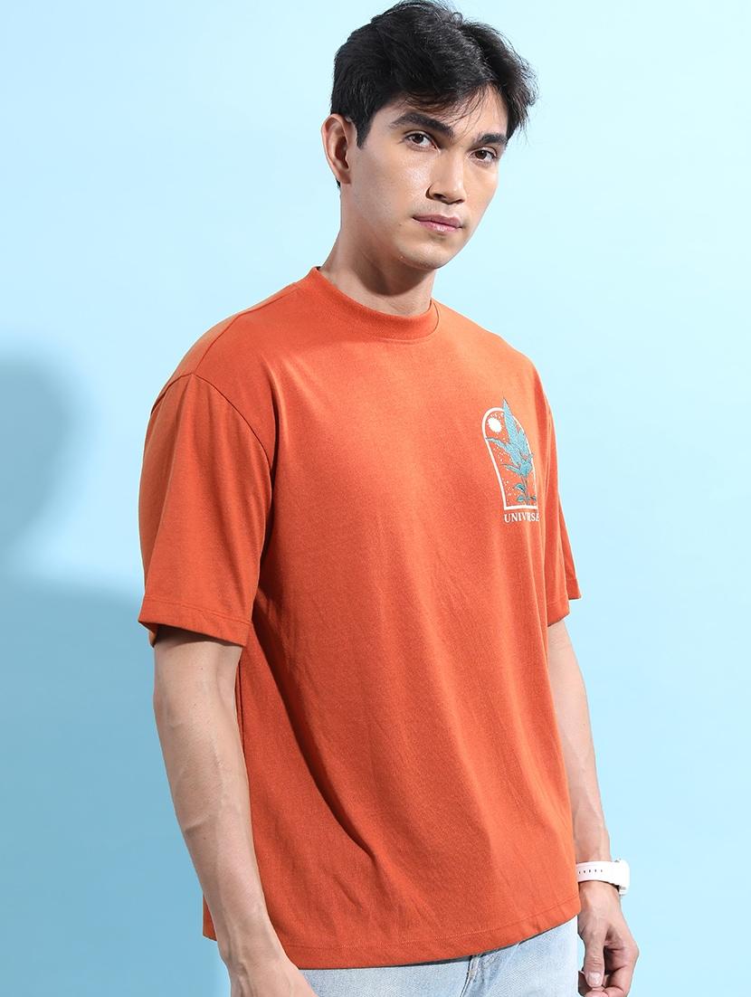 men back print oversized t-shirt - 21375250 -  Standard Image - 1