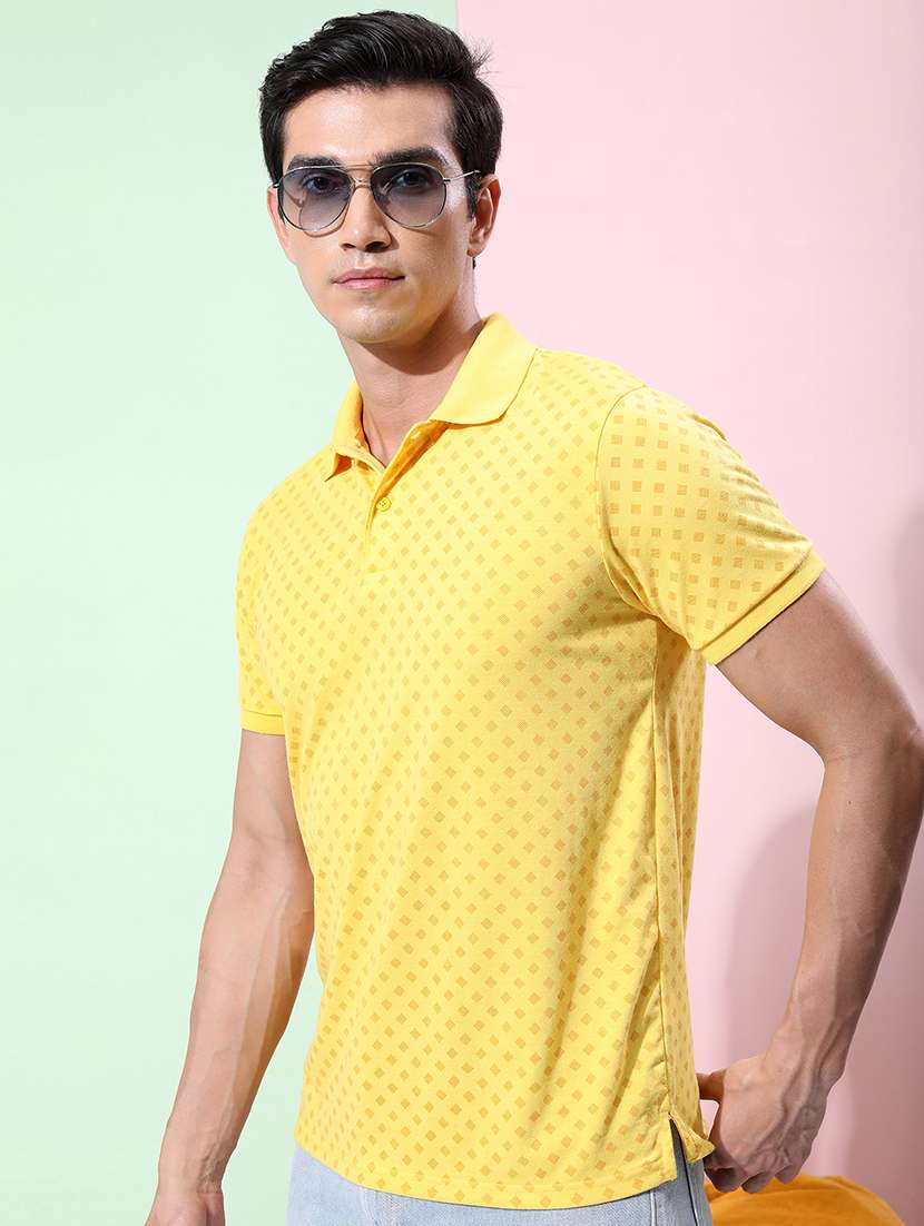 men printed polo t-shirt - 21375290 -  Standard Image - 1