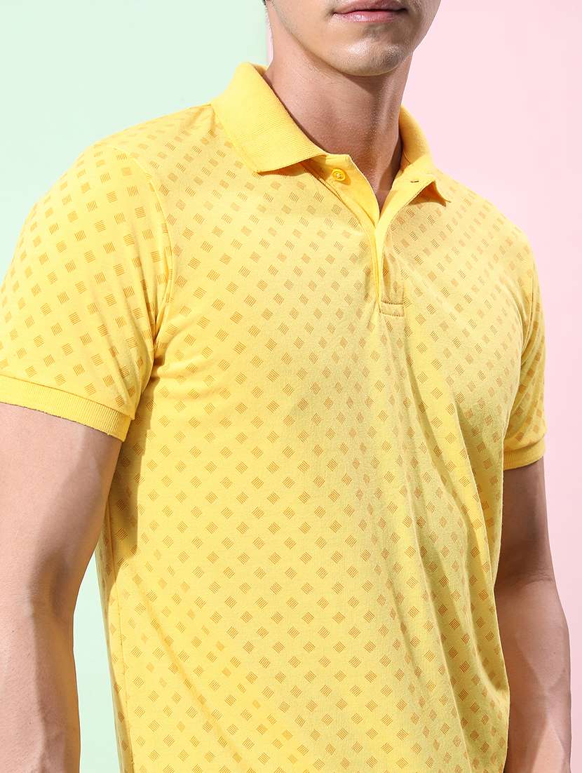 men printed polo t-shirt - 21375290 -  Standard Image - 4