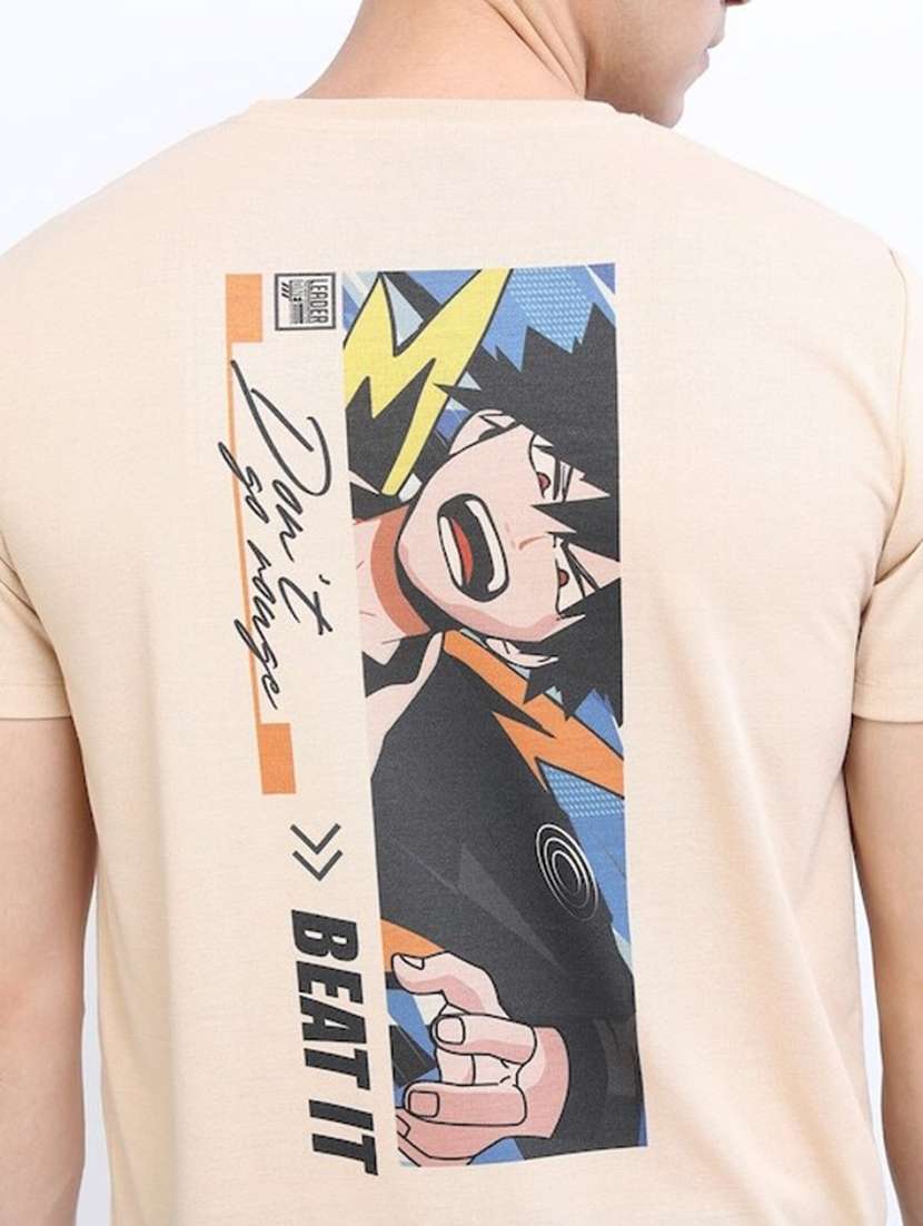 men back print cotton t-shirt - 21375355 - Standard Image - 4